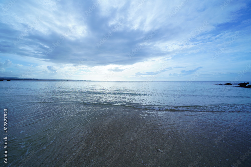 沖縄の宜野座の自然のビーチ 沖縄の宜野座の自然のビーチ