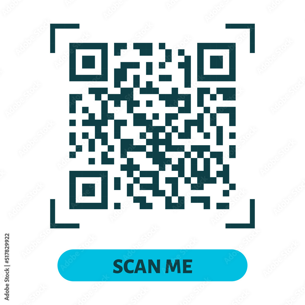 Scan Me QR Code Design QR Code For Payment Text Transfer With Scan Me 