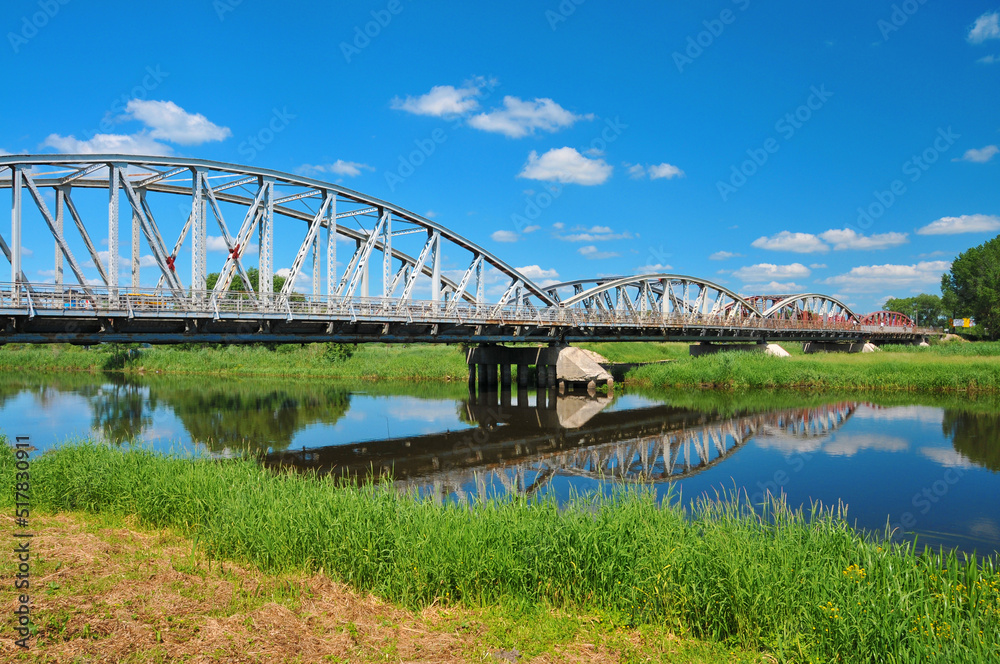 Obraz premium Tykocin - small town in Podlaskie Voivodeship, Poland. Narew river.
