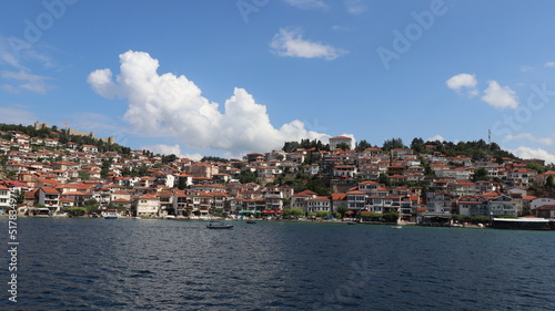 panorama of the town ohrid Macedonia