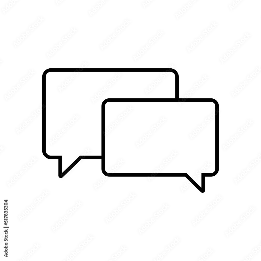 communication bubble talk icon vector communication bubble talk icon vector