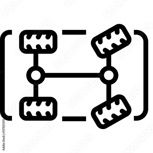 Wheel Alignment Icon