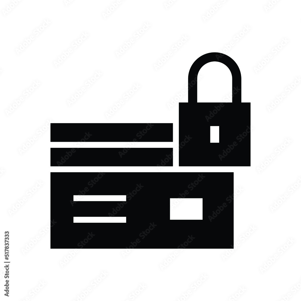 Payment security vector icon symbol design Payment security vector icon symbol design