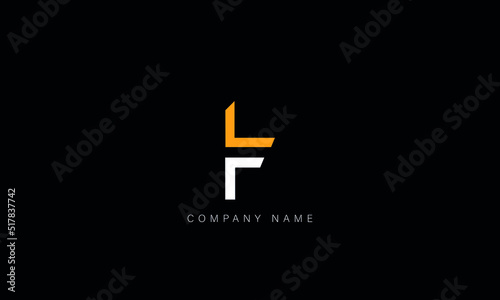 FL, LF Abstract Letters Logo Monogram