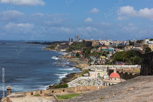 Shoreline of San Juan, Puerto Rico