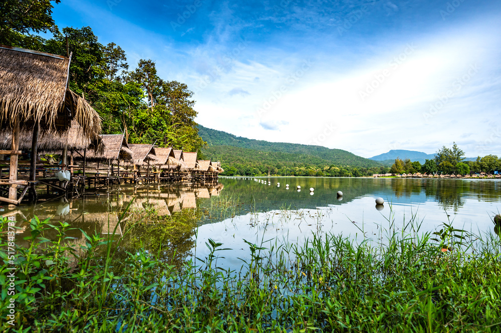 Huay Tueng Thao Reservoir in the morning
