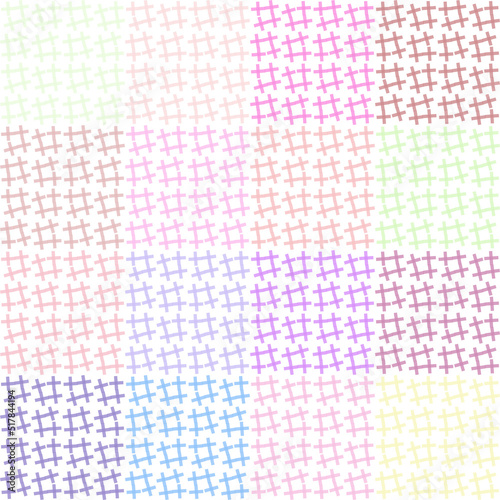 Pattern con crocette colorate photo