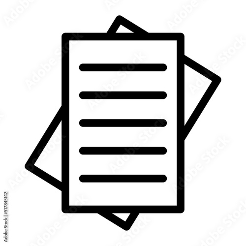 journalism line icon