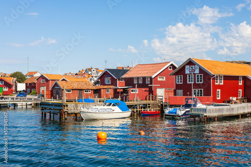 Leinwand Poster Mollösund a old fishing village at the swedish coast