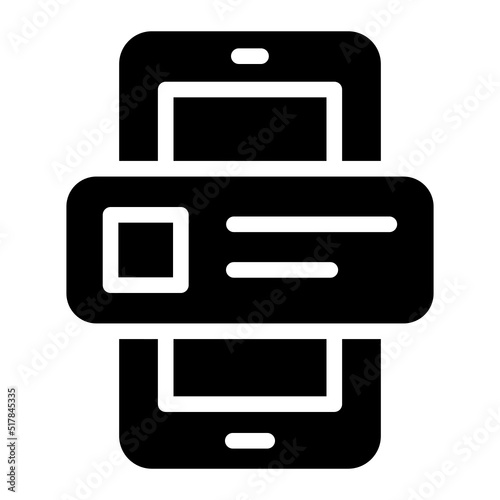 news glyph icon