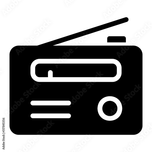 radio glyph icon