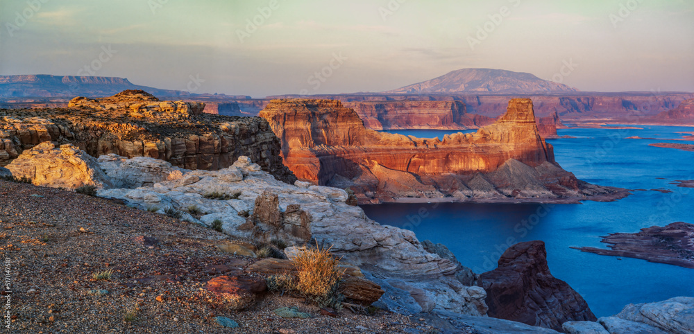 Alstrom Point, Gunsight Butte and Padre Bay, Utah, USA