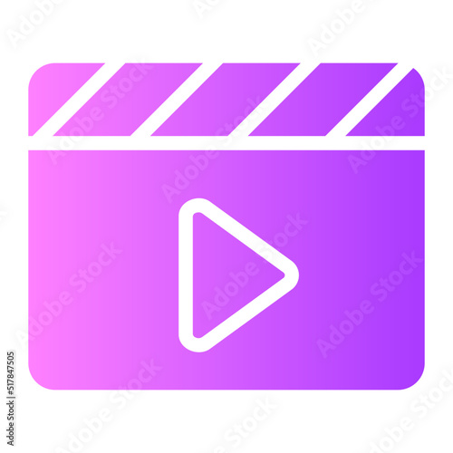video gradient icon