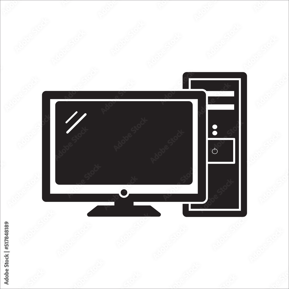 computer icon vector design template computer icon vector design template