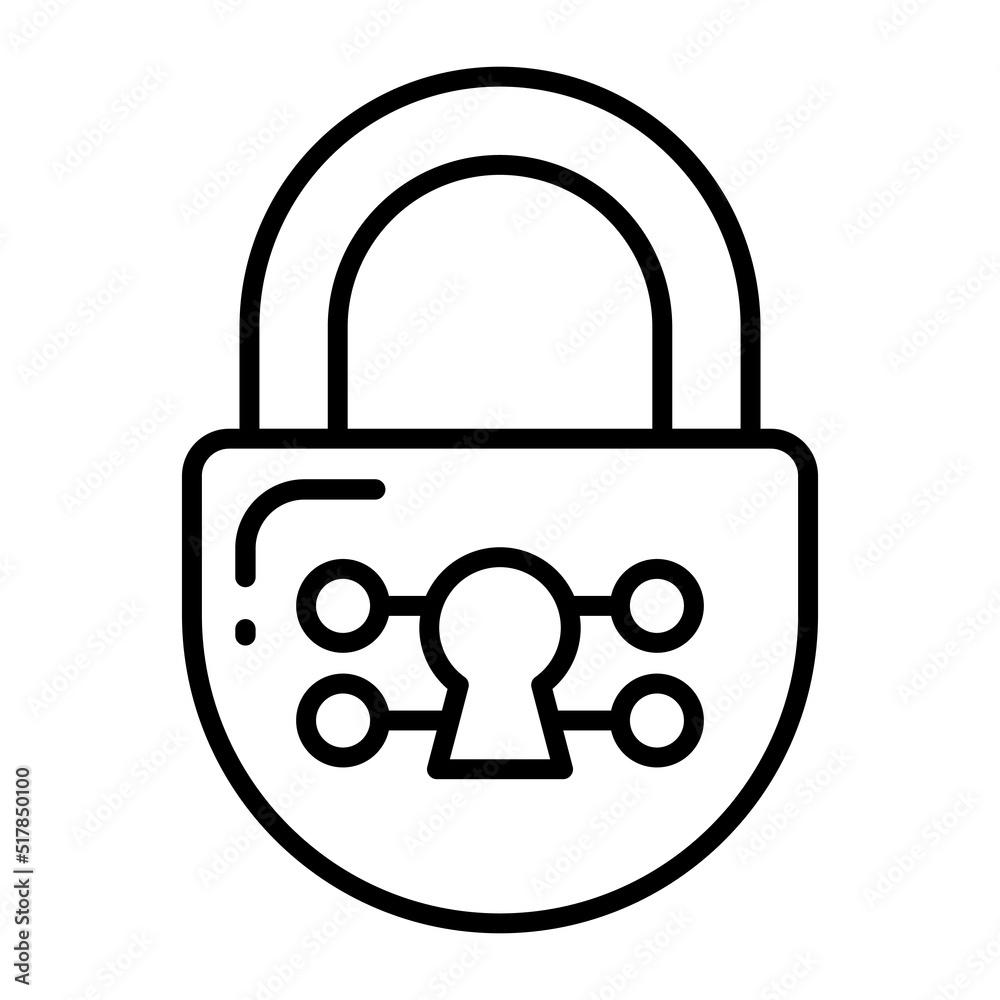 Lock icon, Non-fungible token, Digital technology. Lock icon, Non-fungible token, Digital technology.