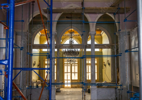 Sursock Palace destroyed by the port explosion, Beirut Governorate, Beirut, Lebanon