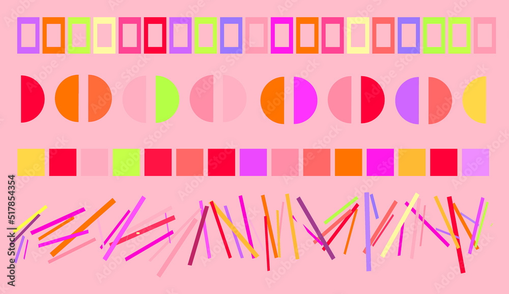 birthday card with colorful pattern birthday card with colorful pattern