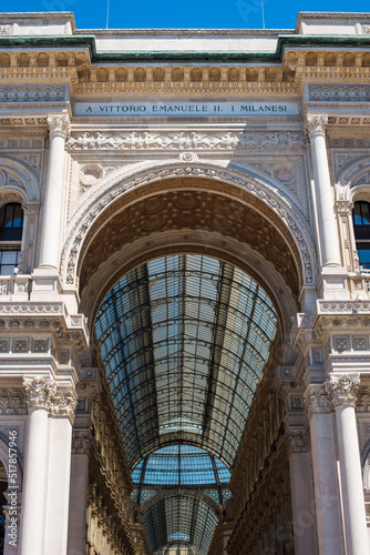 Galleria Vittorio Emanuelle in Milan  Italy 