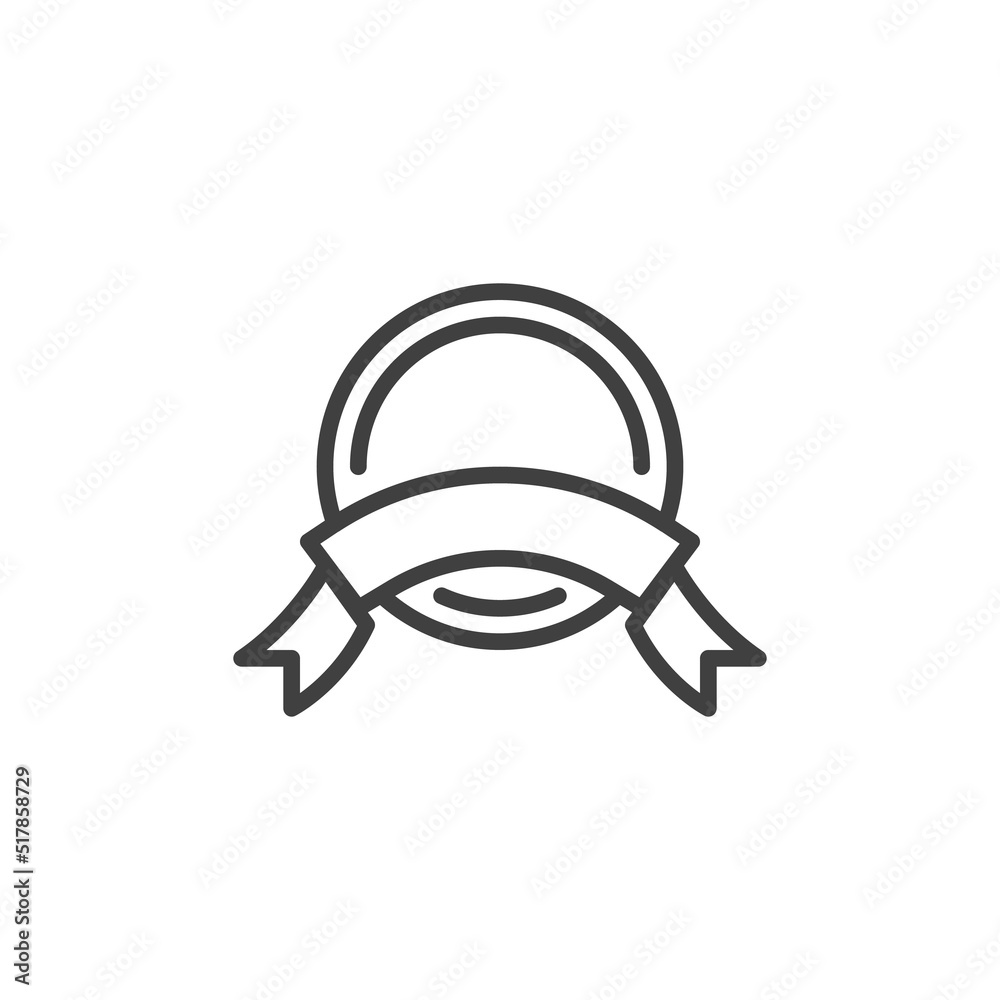 Fototapeta premium Best quality badge line icon