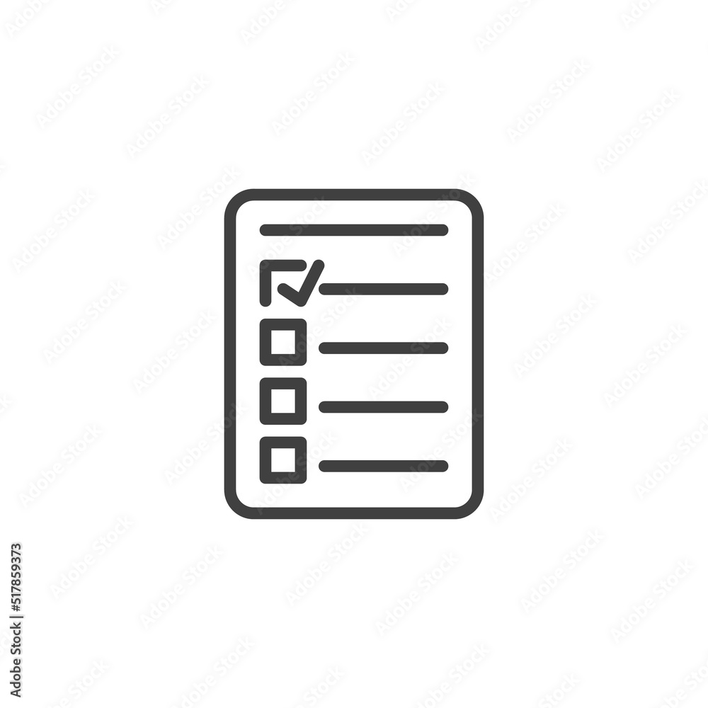 Wish list line icon Wish list line icon