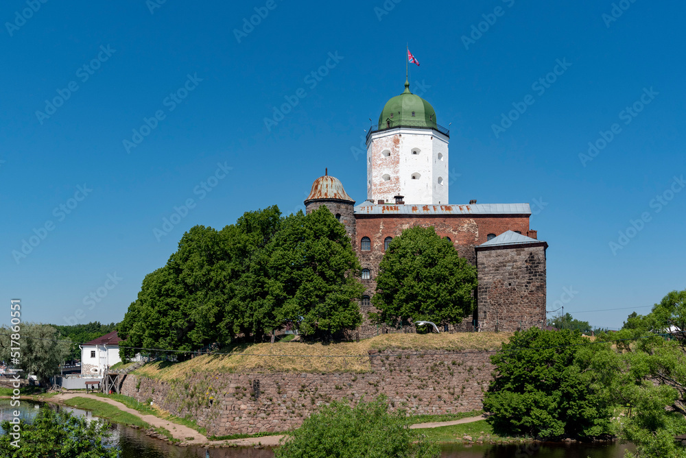 Vyborg castle in Russia