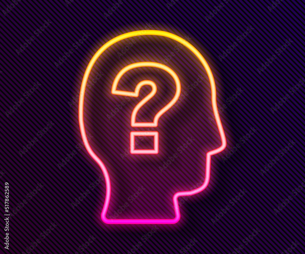 Glowing neon line Worker icon isolated on black background. Business avatar symbol user profile icon. Male user sign. Vector Glowing neon line Worker icon isolated on black background. Business avatar symbol user profile icon. Male user sign. Vector