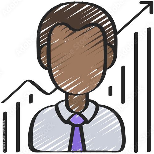 Stock Broker Icon