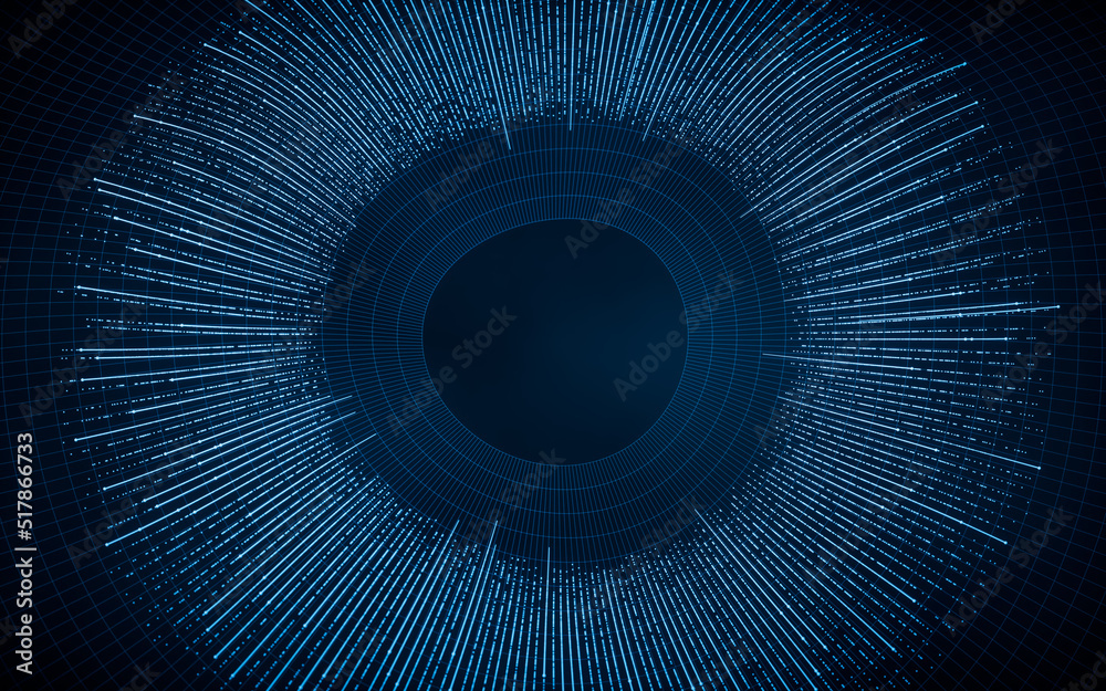 Cyberspace with glowing wave lines, 3d rendering. Cyberspace with glowing wave lines, 3d rendering.