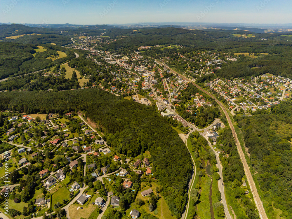 Tullnerbach im Wienerwald von oben