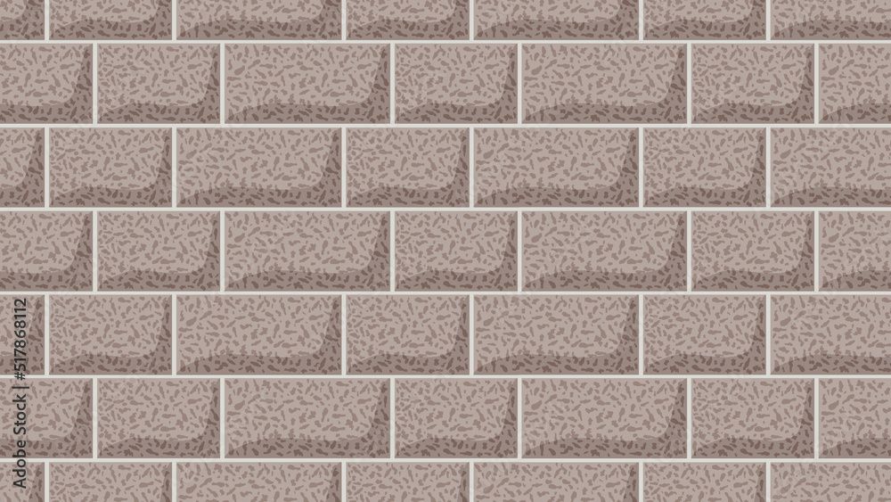 Fototapeta premium Seamless brown brick wall