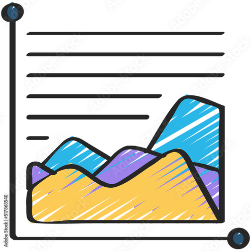 Area Graph Icon