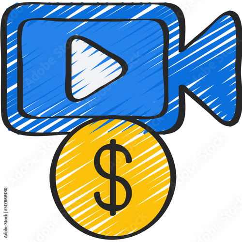Monetise Stream Icon