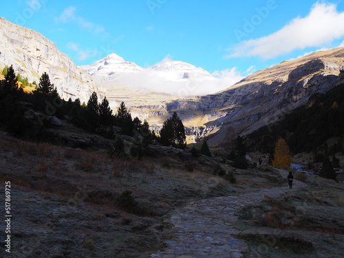 Ordesa, camino a la Cola de Caballo, en Huesca. España.