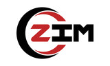 ZIM swoosh three letter logo design vector template | monogram logo | abstract logo | wordmark logo | letter mark logo | business logo | brand logo | flat logo | minimalist logo | text | word | symbol