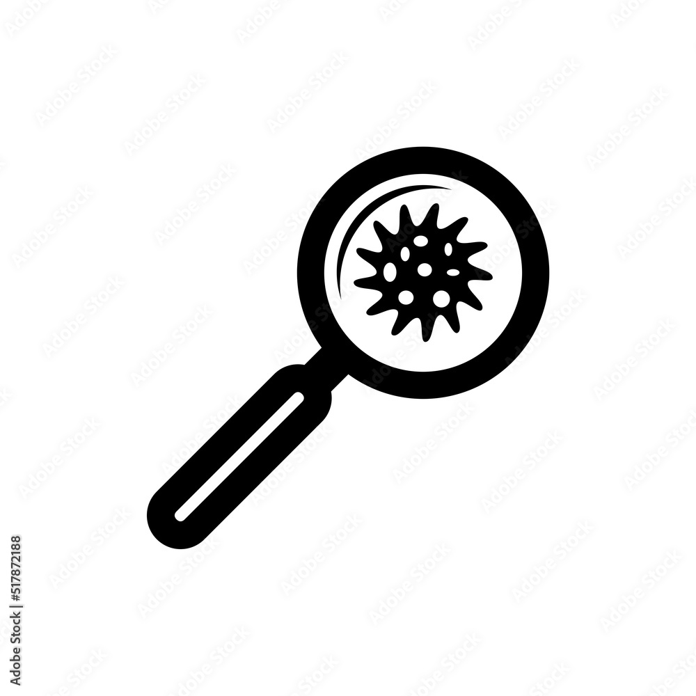 Bacteria icon isolated on white background Bacteria icon isolated on white background