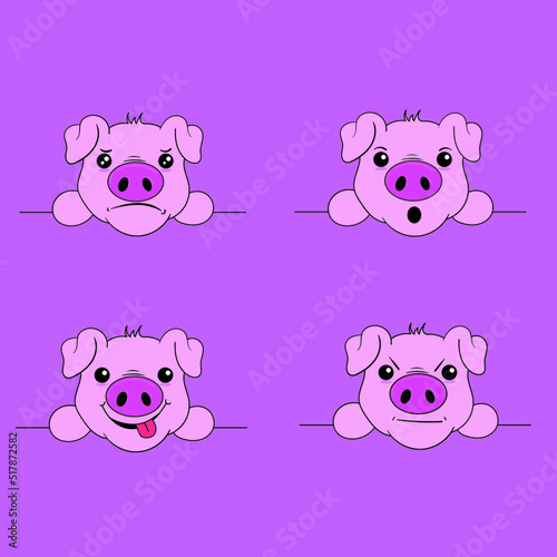 cute pig emoticon