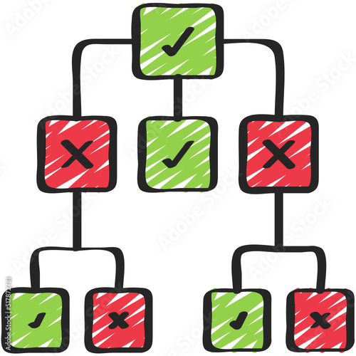 Decision Tree Icon