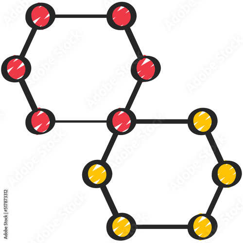 Nano Molecules Icon