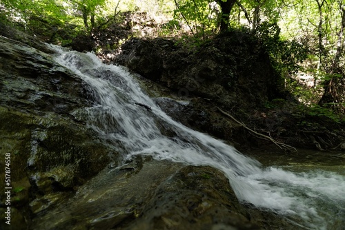 Most beautiful waterfalls in forest