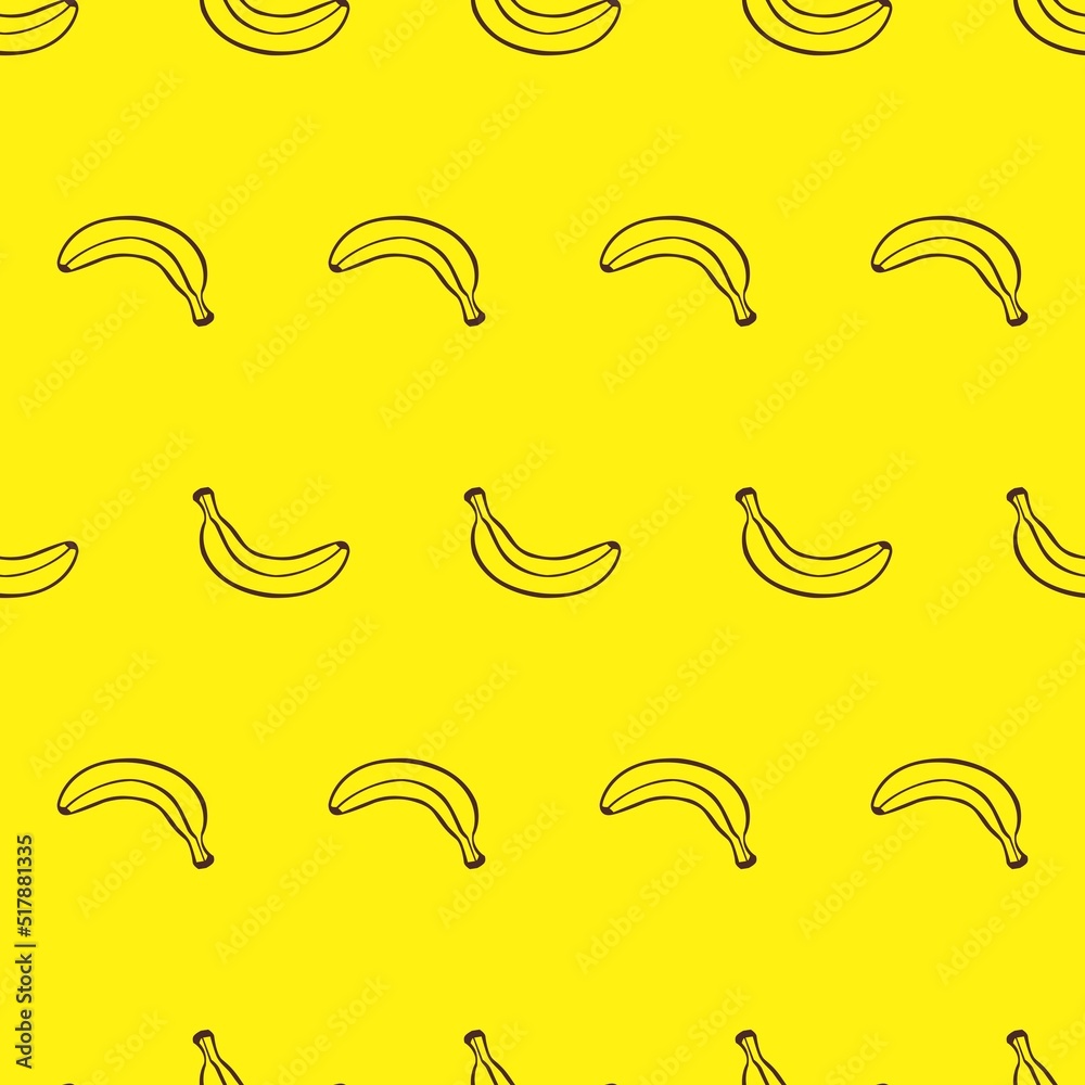 Bananas seamless pattern