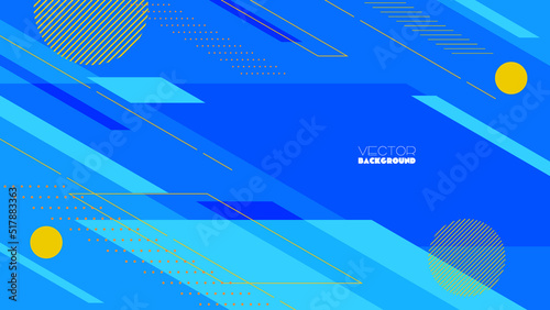 幾何学模様の背景　ベクター素材
