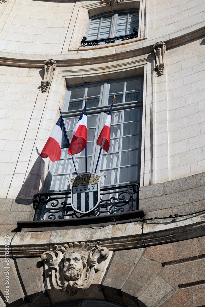 Naklejka premium ville de Rennes