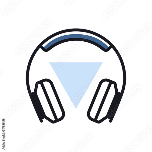 Over-ear headphones vector flat icon Free Download Over-ear headphones vector flat icon - GFXLoad