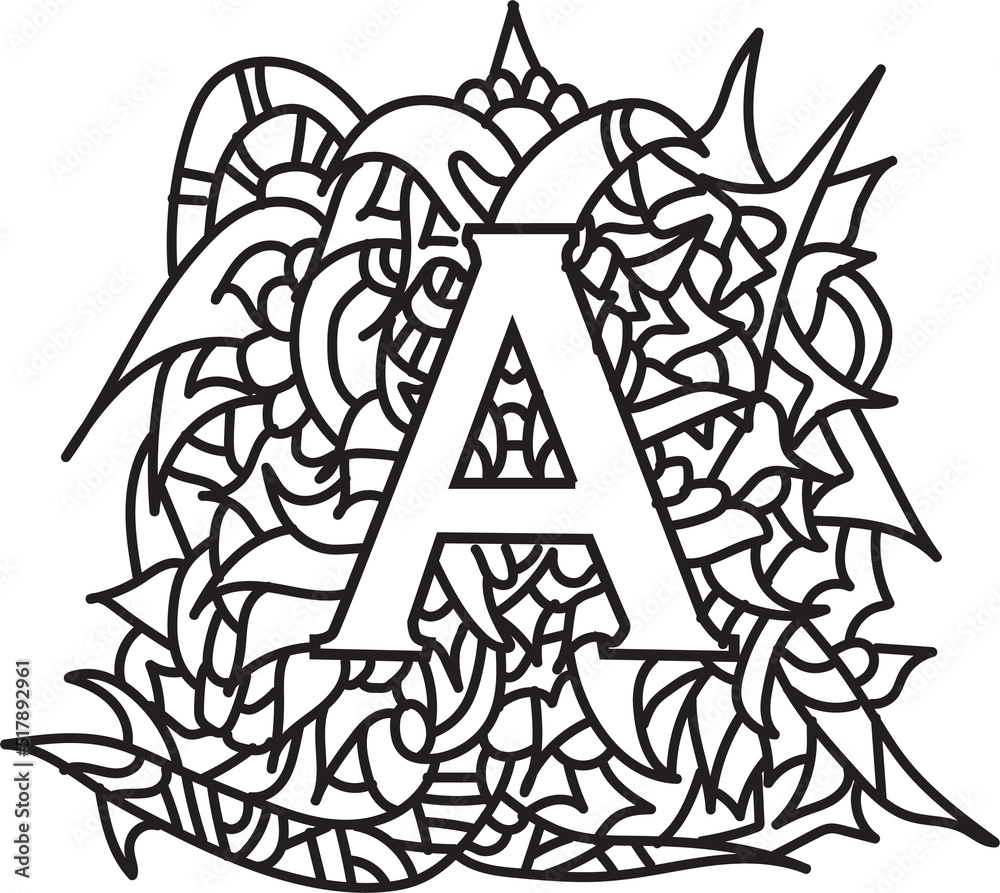 colorful letter a with unique material colorful letter a with unique material