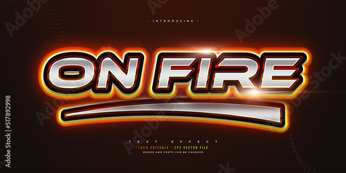 On Fire Text Effect