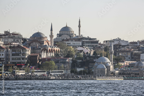 Shemsi Pasha Mosque, Uskudar, Istanbul, Turkey - Architect, Mimar Sinan. View from sea voyage on Bosphorus