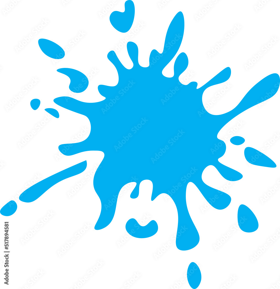 Beautiful colour paint splashes. Set of paint splashes. Vector illustration. Colorful splashes of paint collection,  Paint Splatter that is Hand Drawn 