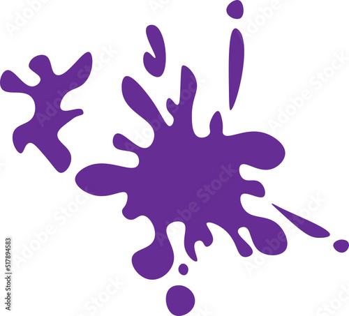 Beautiful colour paint splashes. Set of paint splashes. Vector illustration. Colorful splashes of paint collection   Paint Splatter that is Hand Drawn 