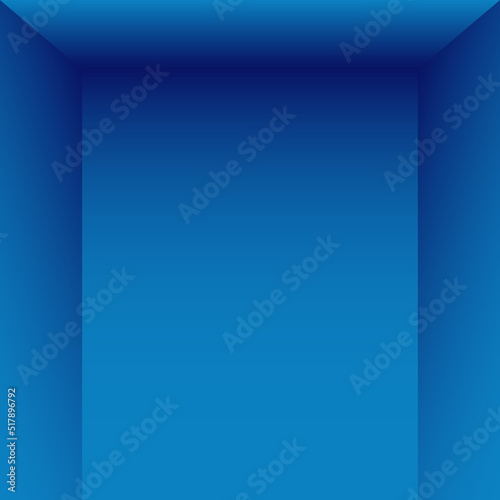 Empty vivid blue color studio table room background ,product display with copy space for display of content design.Banner for advertise product on website jpeg image jpg abstract blue background