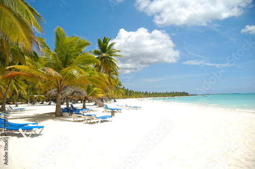 Fototapeta Naklejka Na Ścianę i Meble -  Tropical beach. The Dominican Republic, Saona Island